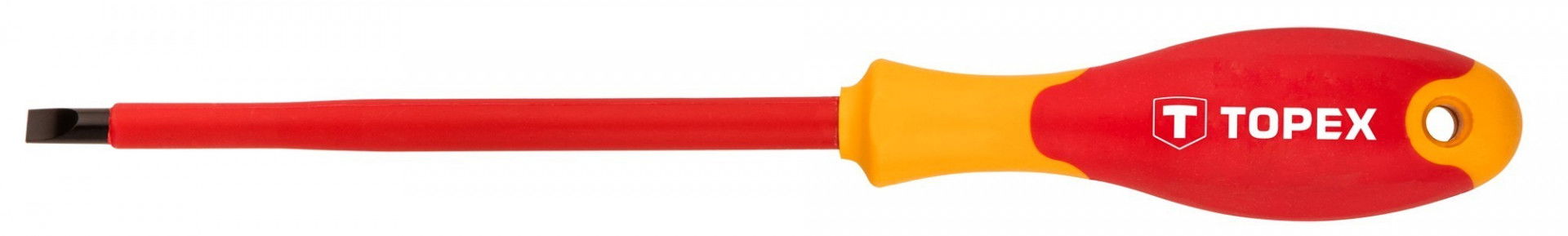 Topex 39D474 szigetelt lapos csavarhúzó, 270/150 mm, 6.5 mm termék fő termékképe