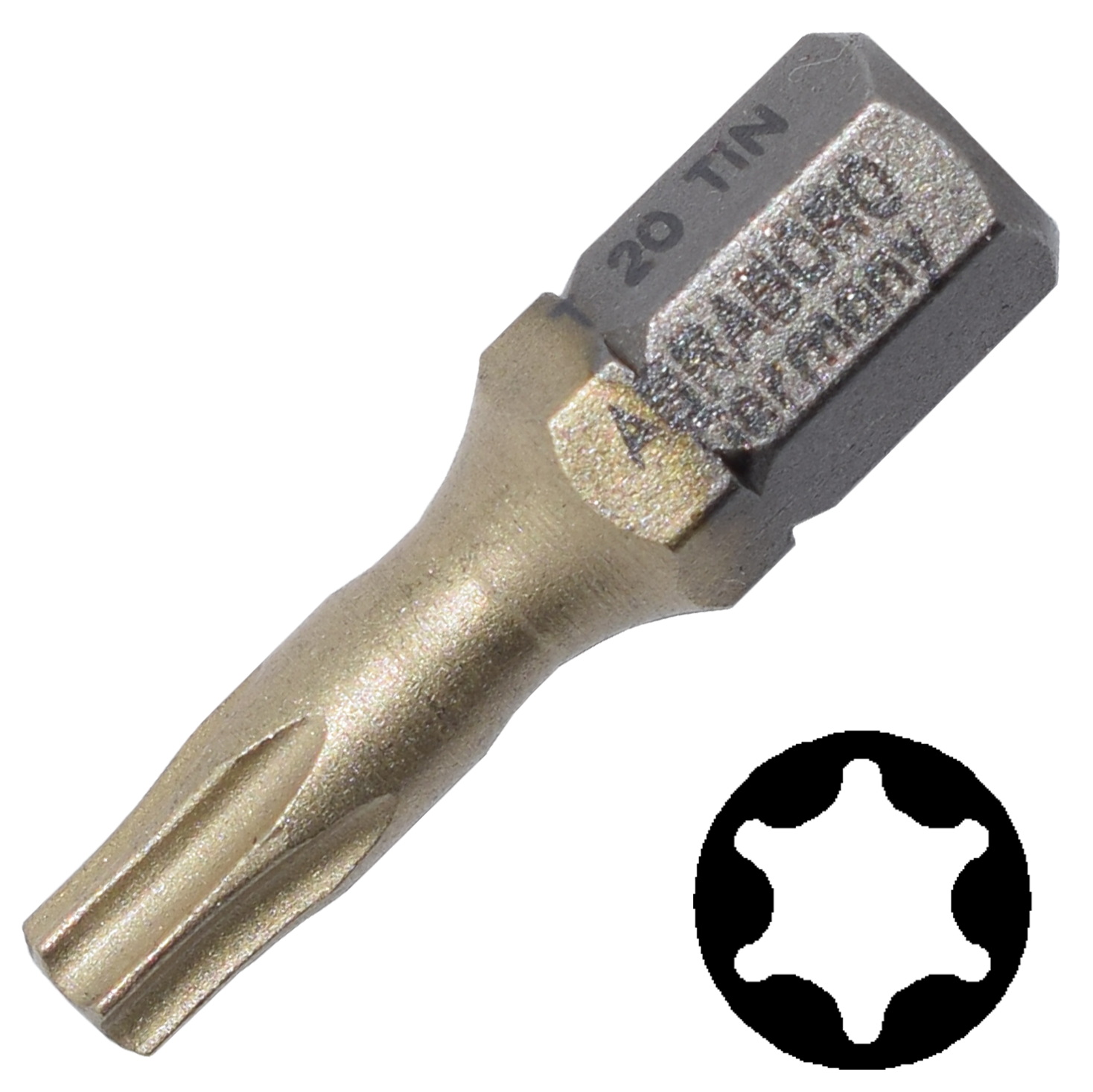 Abraboro T 25 x 25 mm Torx SUPRA-TIN bit, 10 db/csomag termék fő termékképe