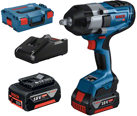 Bosch GDS 18V-1000 BITURBO akkus szénkefe nélküli ütvecsavarozó (2 x 5.0 Ah Li-ion akkuval) termék fő termékképe