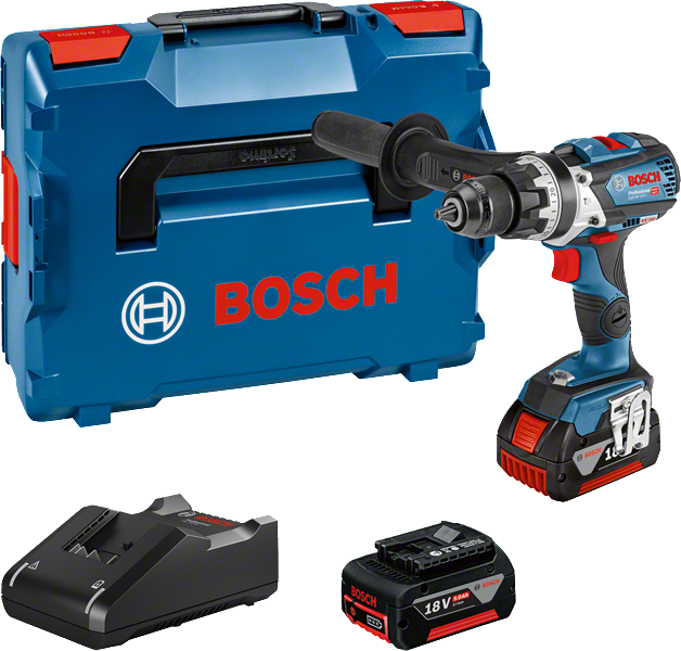 Bosch GSB 18V-110 C akkus ütvefúró-csavarozó (2 x 5.0 Ah Li-ion akkuval, L-BOXX-ban) termék fő termékképe