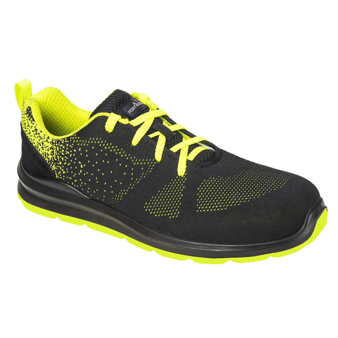 Portwest FT25 - Steelite Aire Trainer cipő S1P FO SR, fekete/zöld termék fő termékképe