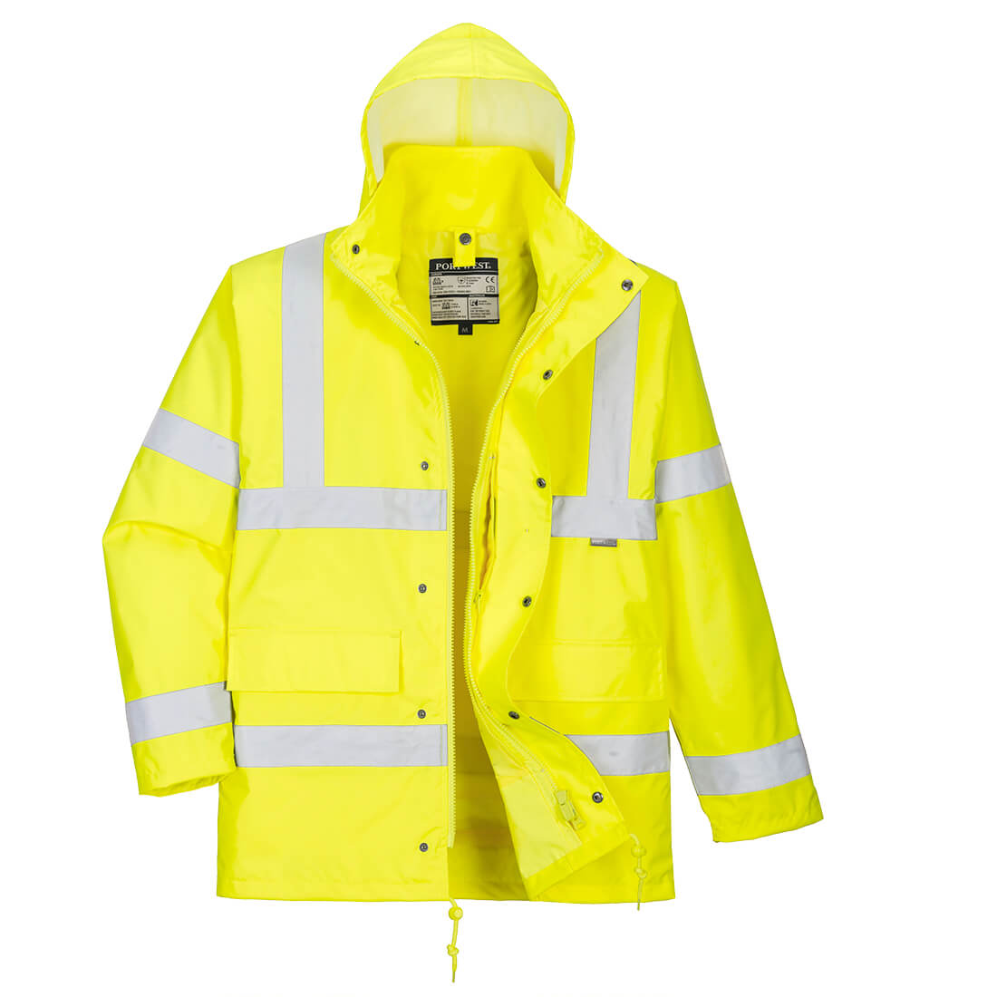 Portwest S468 - Hi-Vis 4:1 Traffic kabát, sárga termék fő termékképe